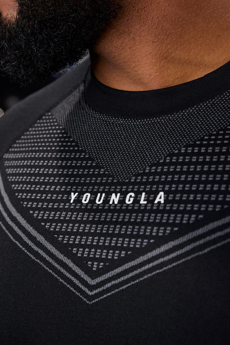 Superhero Compression Longsleeves-Black
