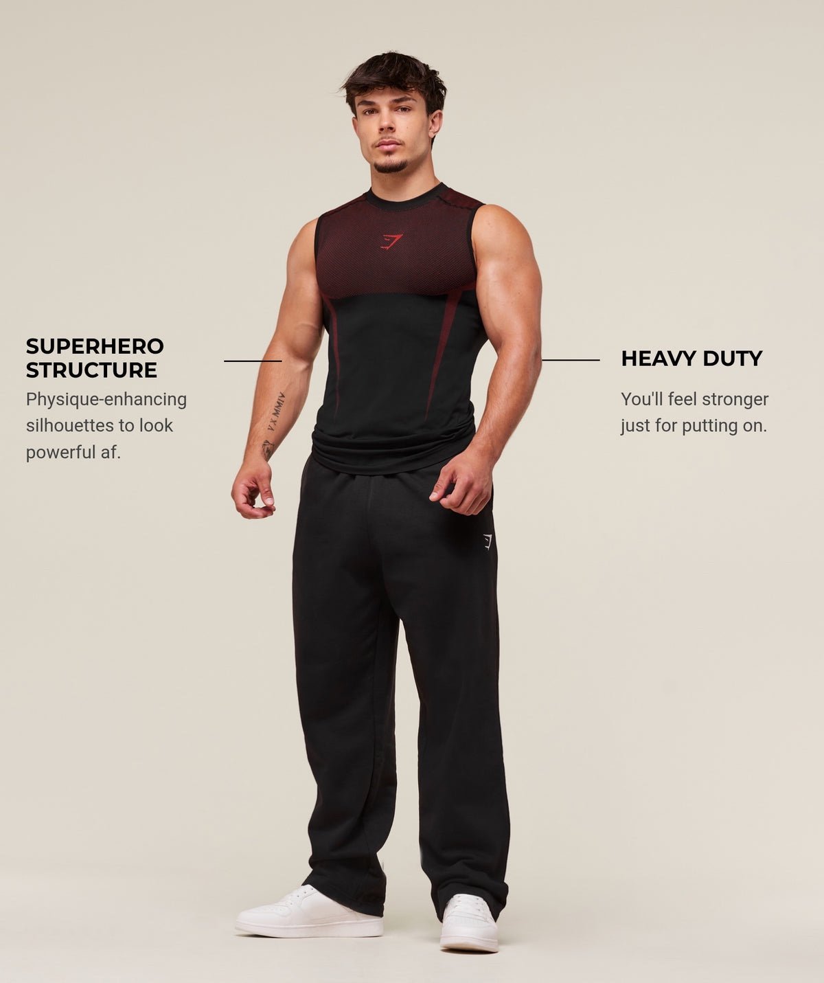 GYMSHARK ONYX 5.0 TANK