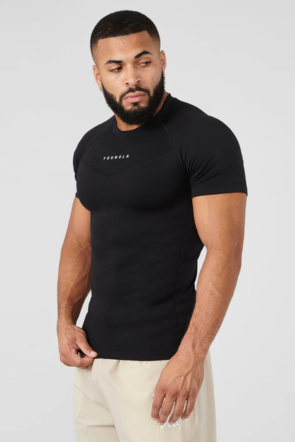 SuperVillain Compression Tees-Black