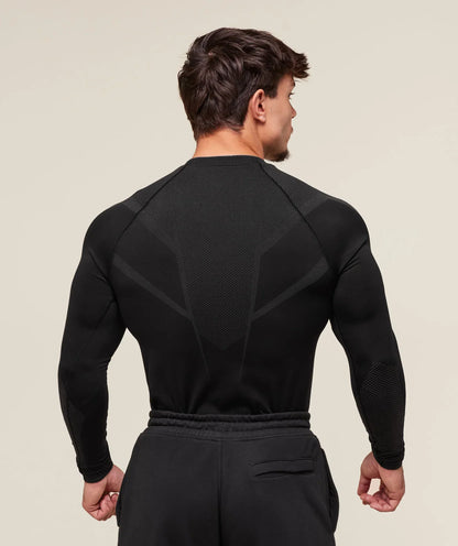 GYMSHARK ONYX 5.0 SEAMLESS LONG SLEEVE T-SHIRT