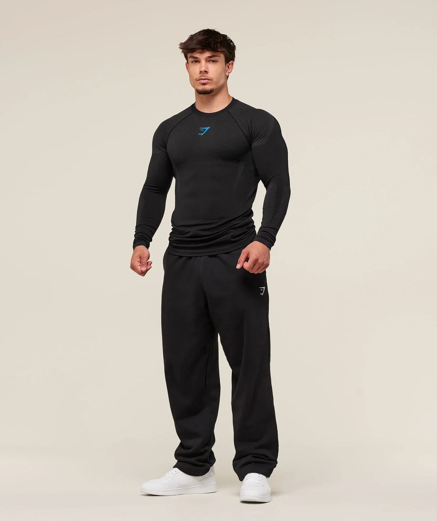 GYMSHARK ONYX 5.0 SEAMLESS LONG SLEEVE T-SHIRT