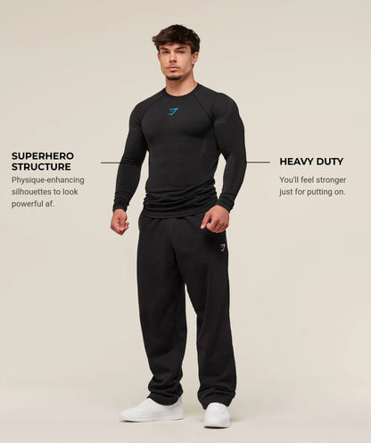 GYMSHARK ONYX 5.0 SEAMLESS LONG SLEEVE T-SHIRT