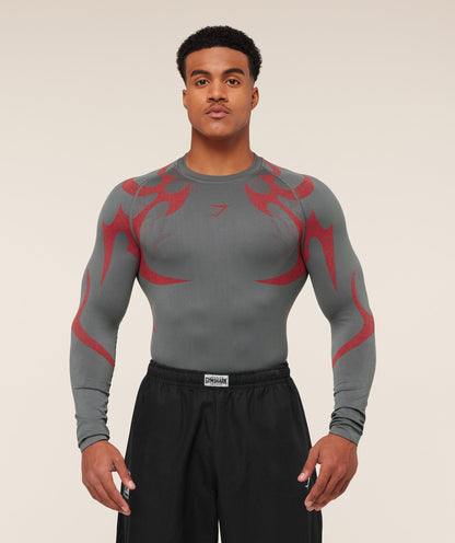 GYMSHARK STORM SEAMLESS LONG SLEEVE T-SHIRT