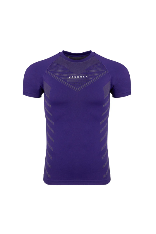 Superhero Compression Tees- Dark Purple